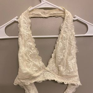 Free People off white Bralette